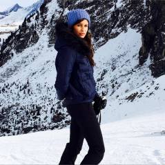 Malika Ménard : soleil, ski et bonhomme de neige pour un séjour aux Arcs