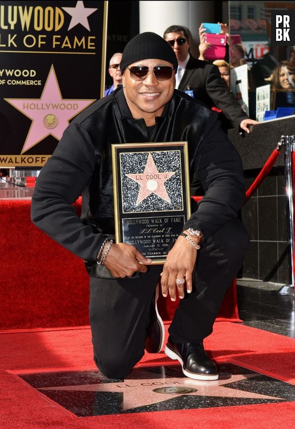 LL Cool J a reçu son étoile sur le Hollywood Boulevard le jeudi 21 janvier 2016 à Los Angeles