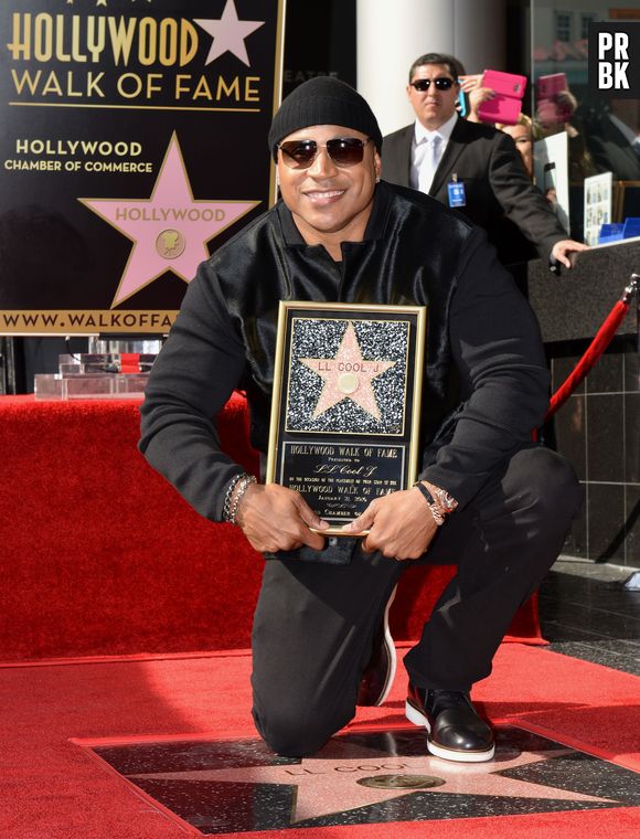 LL Cool J a reçu son étoile sur le Hollywood Boulevard le jeudi 21 janvier 2016 à Los Angeles