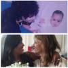 Amel Bent : photo bébé et photo de mariage pour l'anniversaire de sa mère, le 9 octobre 2015 sur Instagram
