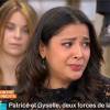 Gyselle Soares en larmes pour évoquer son enfance difficile dans Toute une histoire sur France 2 le 2 février 2016