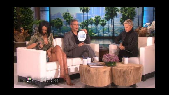 Rihanna et George Clooney : leurs confidences coquines à Ellen DeGeneres
