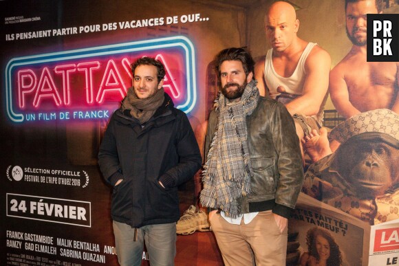 Le Palmashow à l'avant-première du film Pattaya au Gaumont Opéra à Paris le lundi 15 février 2016