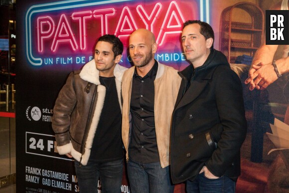 Le casting du film à l'avant-première du film Pattaya au Gaumont Opéra à Paris le lundi 15 février 2016