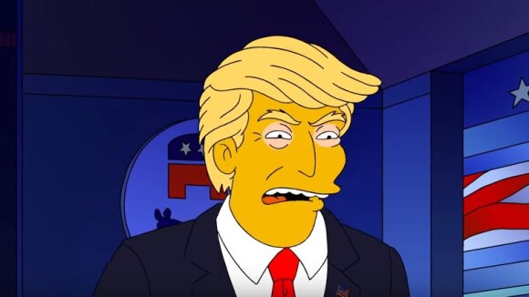 Les Simpson : Trump, Clinton... les candidats aux primaires US se battent et angoissent Marge