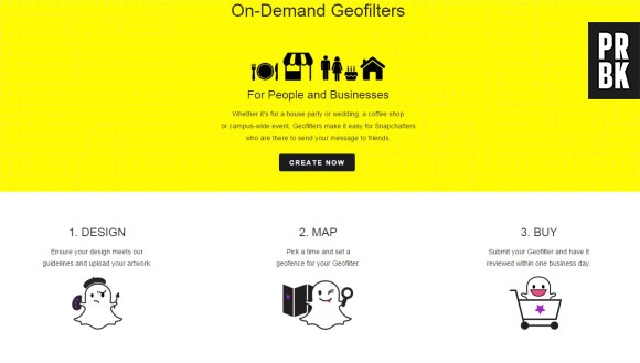 Snapchat : créer vos filtres personnalisés avec On-Demand Geofilters