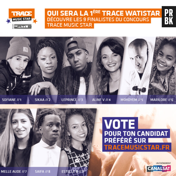 Trace Music Stars : votez pour la première Trace Watistar