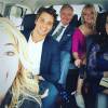 Rita Ora, Luke Grimes et les acteurs de la famille Grey sur le tournage de Fifty Shades Darker
