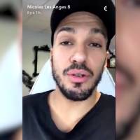 Nicolas (Les Anges 8) se fait tatouer en direct sur Snapchat