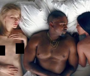 Taylor Swift et Kim Kardashian nues dans le clip "Famous" de Kanye West