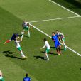 Antoine Griezmann : son but de la tête pour l'égalisation à 1-1 face à l'Irlande en huitièmes de finale de l'Euro 2016 le 26 juin 2016 à Lyon