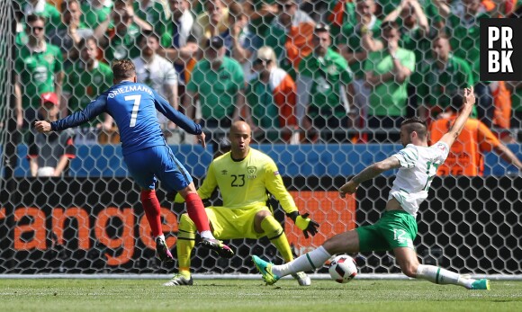 Antoine Griezmann : son deuxième but face à l'Irlande en 8èmes de finale de l'Euro 2016