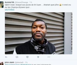 Djibril Cissé répond à une internaute sur Twitter après avoir été victime d'un braquage en Seine-Saint-Denis