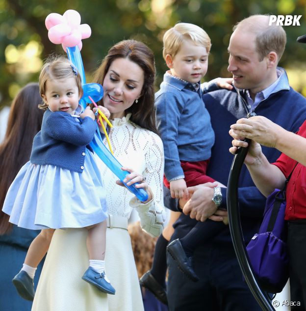 Le Prince George et la Princesse Charlotte au Canada avec le Prince William et Kate Middleton le 30 septembre 2016