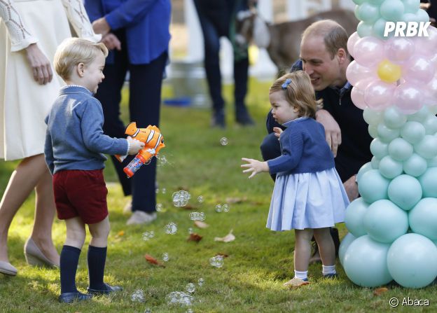 Le Prince George et la Princesse Charlotte au Canada le 30 septembre 2016