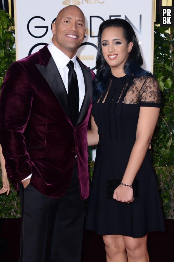 Dwayne Johnson : The Rock pose avec sa fille... aussi baraque que lui !