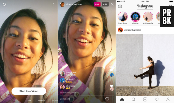 Instagram Stories : les vidéos live débarquent
