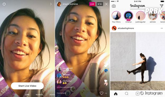 Instagram Stories : les vidéos live débarquent