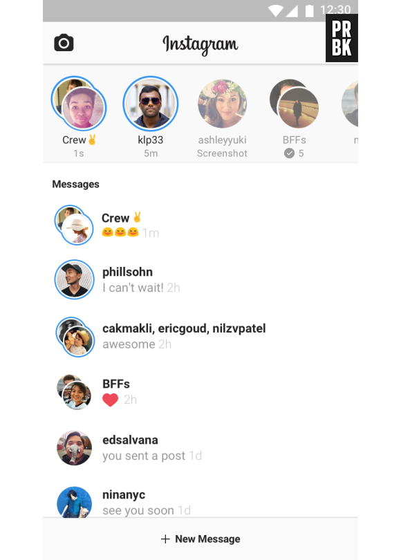 Instagram Stories : avec Direct, sélectionnez les amis à qui vous voulez envoyer vos stories
