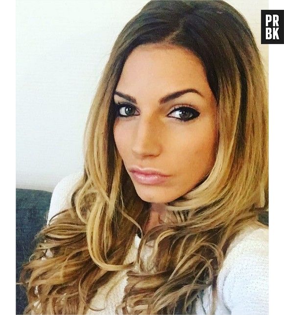 Nadège Lacroix avant sa coloration brune