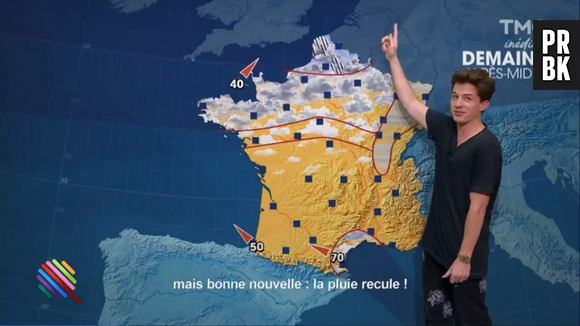 Charlie Puth présente la météo dans Quotidien et c'est très drôle