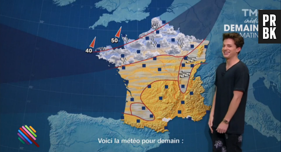 Charlie Puth présente la météo dans Quotidien et c'est très drôle