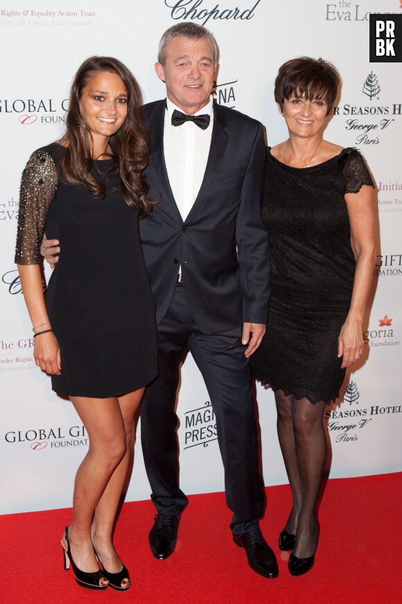 Grégory Lemarchal : ses parents Laurence et Pierre Lemarchal et sa soeur Leslie au Global Gift Gala 2013
