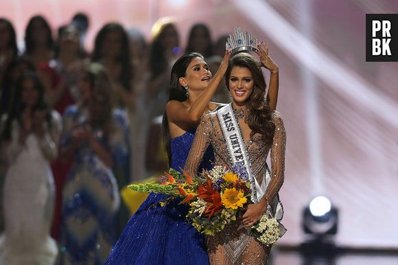 Iris Mittenaere Miss Univers : découvrez le prix hallucinant de sa robe Moulin Rouge