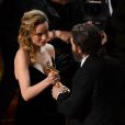 Oscars 2017 : Casey Affleck et Brie Larson lors de la cérémonie