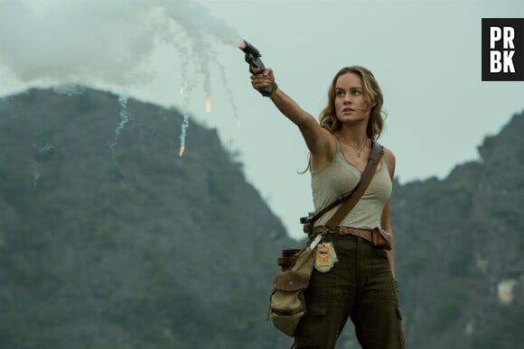 Kong Skull Island : Brie Larson sur une photo