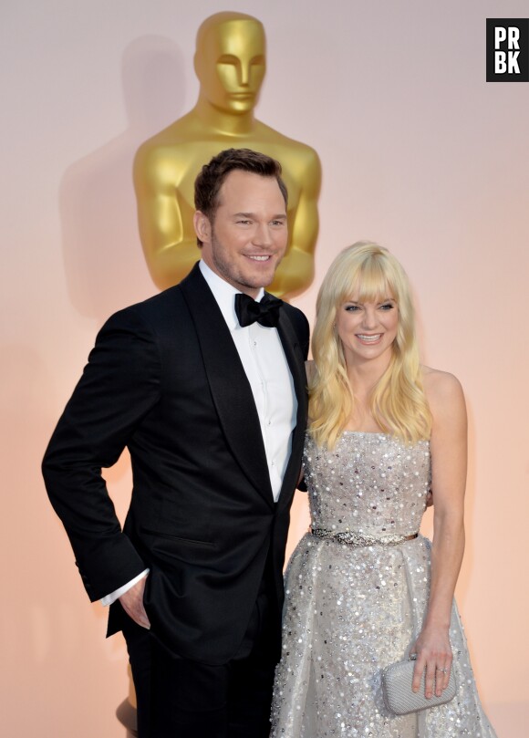 Chris Pratt et Anna Faris très amoureux aux Oscars 2017