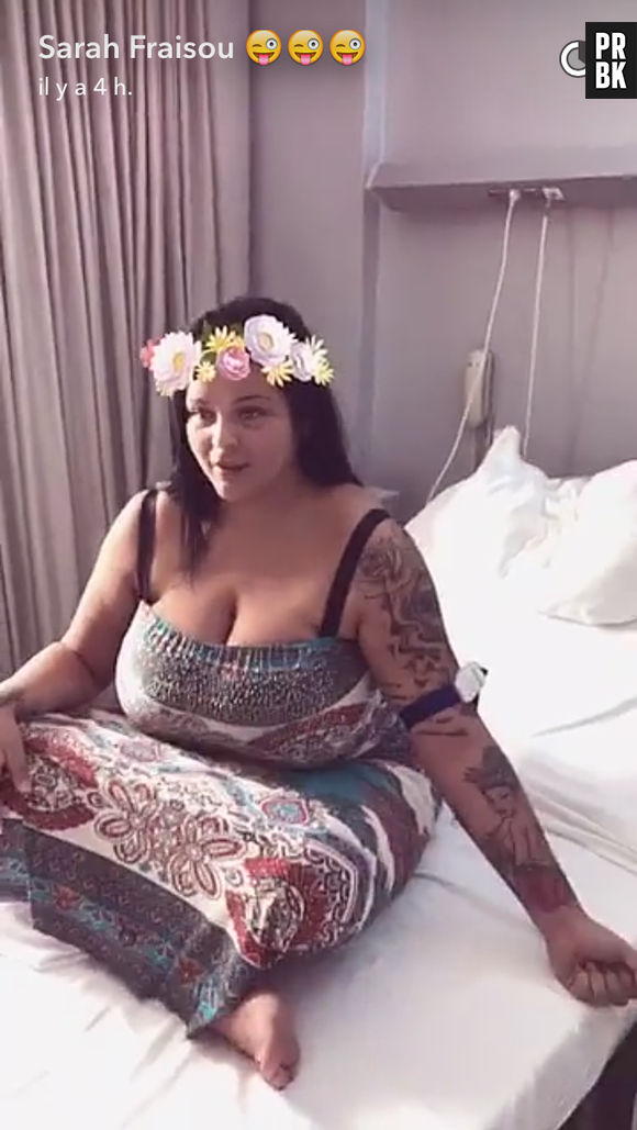Sarah Fraisou filme (encore) sa nouvelle opération de chirurgie esthétique sur Snapchat !