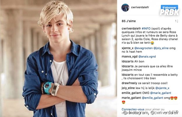 Riverdale saison 2 : Ross Lynch dans la peau du demi-frère de Betty ?