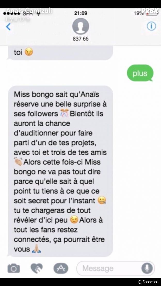 Anaïs Camizuli prépare de nouveaux projets