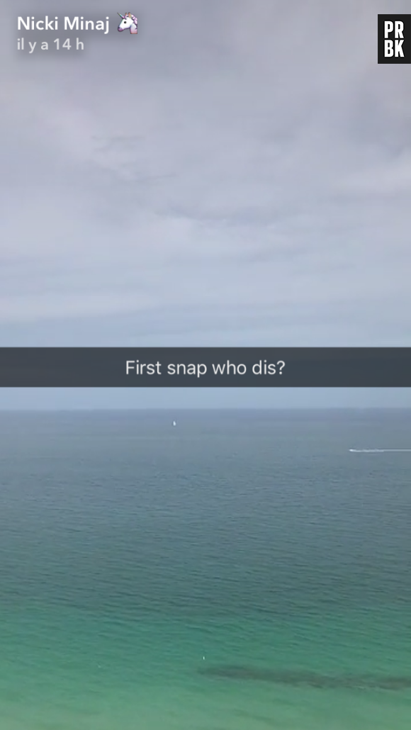 Nicki Minaj sur Snapchat : après avoir galéré sur le réseau social, la star poste ses deux premiers snaps !
