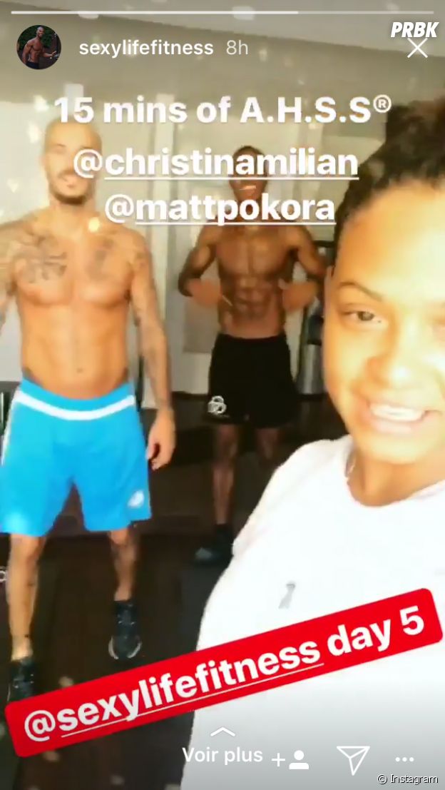 M. Pokora et Christina Milian se retrouvent au sport en mode sexy !