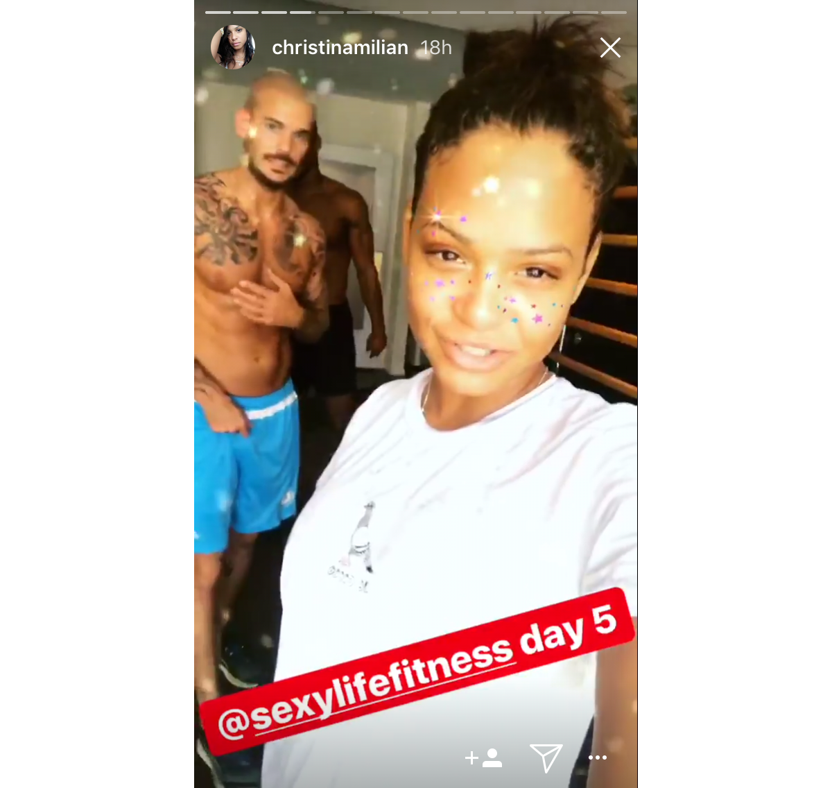 M. Pokora torse nu avec Christina Milian : leur séance de sport sexy -  PureBreak