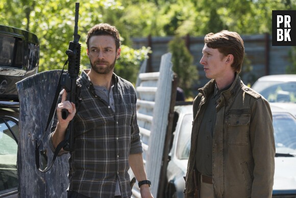 The Walking Dead saison 8 : Eric (à droite) est mort dans l'épisode 3