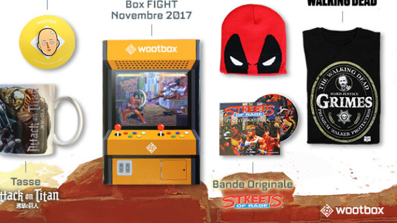 Unboxing : les produits de la wootbox Fight du mois de novembre