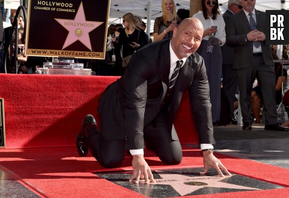 Dwayne Johnson a son étoile sur le Hollywood Boulevard