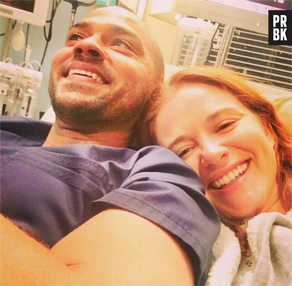 Grey's Anatomy saison 14 : le beau message de Sarah Drew à Jesse Williams