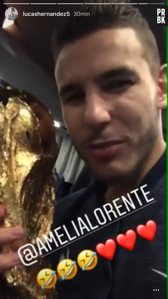 Victoire des Bleus : la belle déclaration de Lucas Hernandez à sa petite amie Amelia