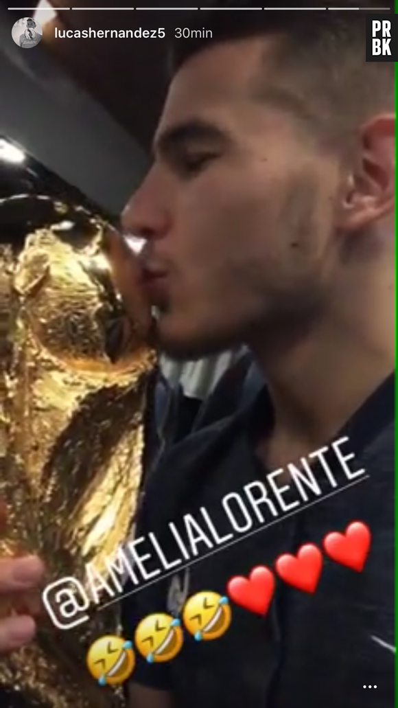 Victoire des Bleus : la belle déclaration de Lucas Hernandez à sa petite amie Amelia
