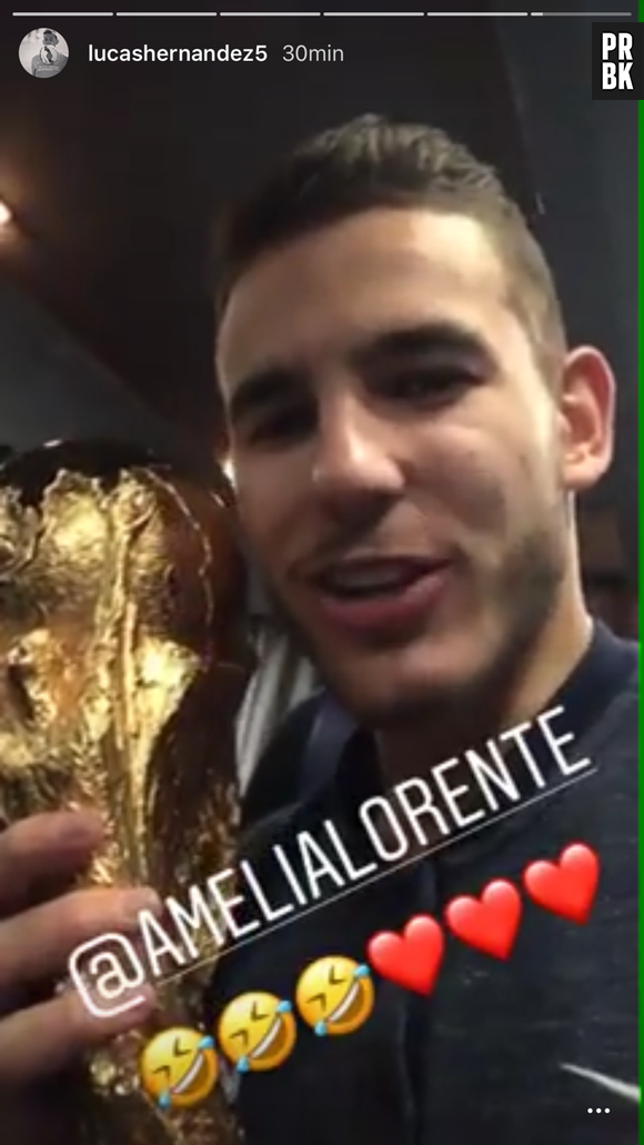 Victoire des Bleus : la belle déclaration de Lucas Hernandez à sa petite amie Amelia