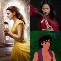 La Belle et la Bête, Mulan, Aladdin... : les personnages dans les dessins-animés VS dans les films
