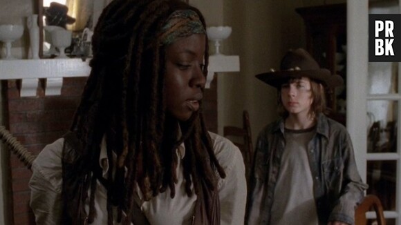 The Walking Dead saison 9 : découvrez l'hommage génial de Michonne à Carl