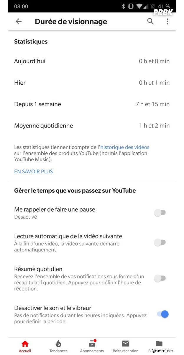Vous êtes trop souvent sur Youtube ? Google vous prévient désormais du temps passé !