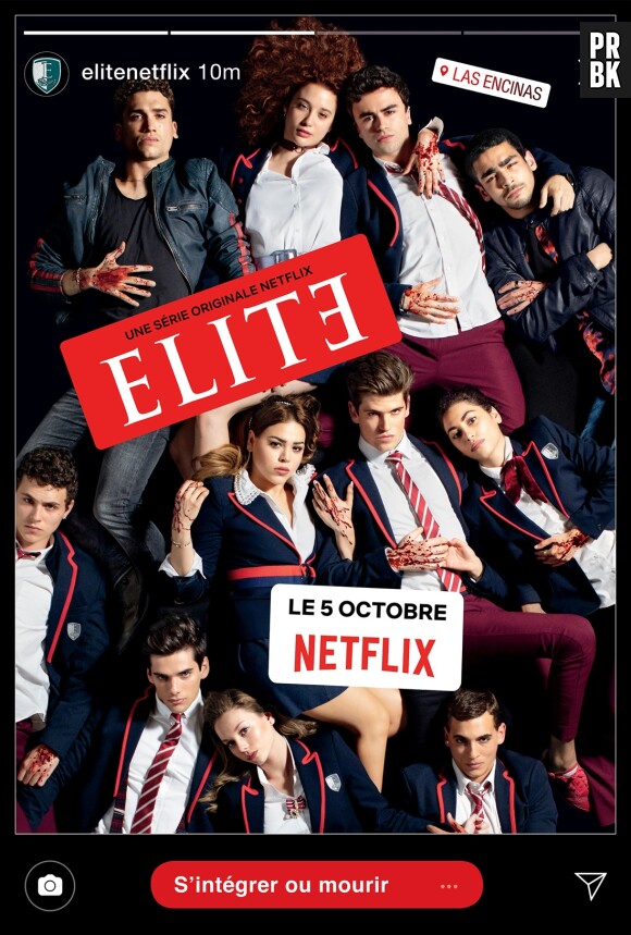 L'affiche d'Elite, dispo le 5 octobre sur Netflix