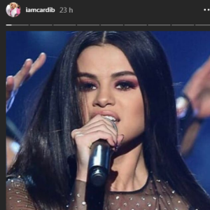 Selena Gomez hospitalisée : le message de soutien de Cardi B