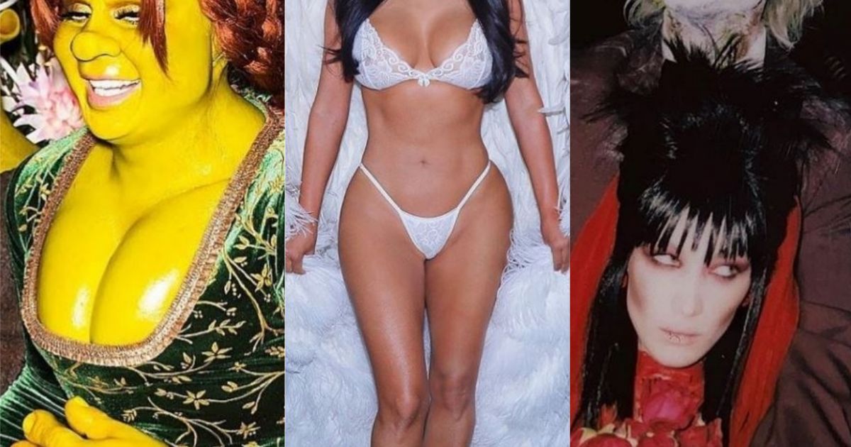 Kim Kardashian Heidi Klum Bella Hadid Les Meilleurs Costumes De Stars Pour Halloween 2018